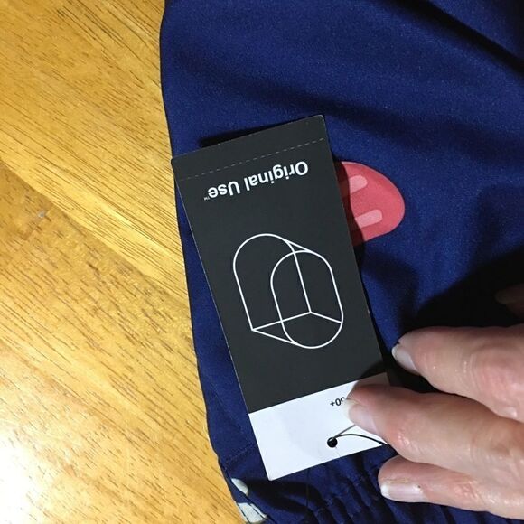 Small swim trunks red white blue popsicles ice cream NWT 100% polyest… - Picture 6 of 6